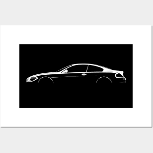 BMW M6 (E63) Silhouette Posters and Art